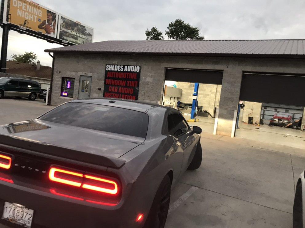 Dodge Challenger with tinted rear window